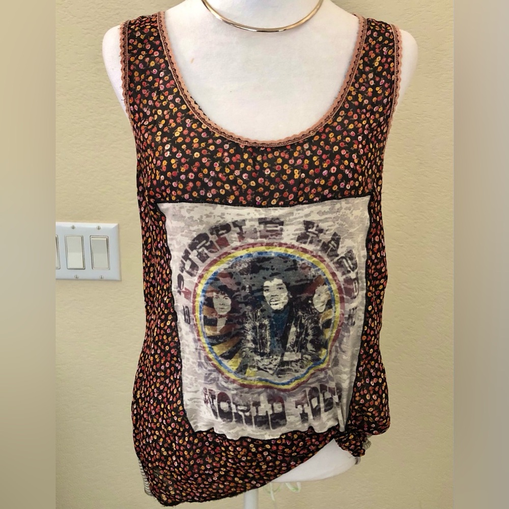 Free Stone Hendrix Graphic Tank Top
